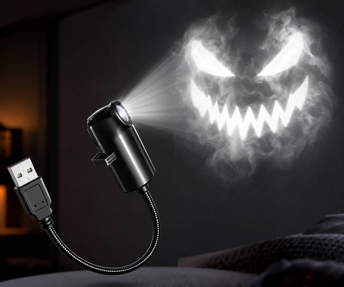 Spooky Halloween Projection Lamp