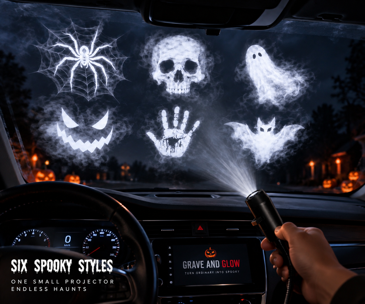 Spooky Halloween Projection Lamp