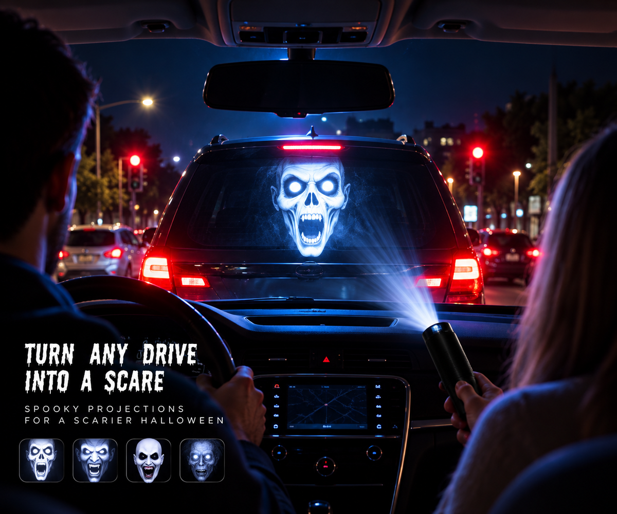 Spooky Halloween Projection Lamp